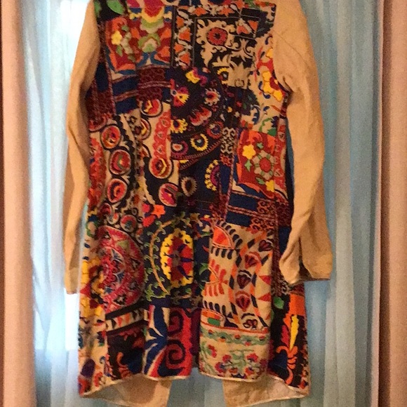 BYIA Johnny was of LA linen coat WOW ! Rare - Picture 10 of 14